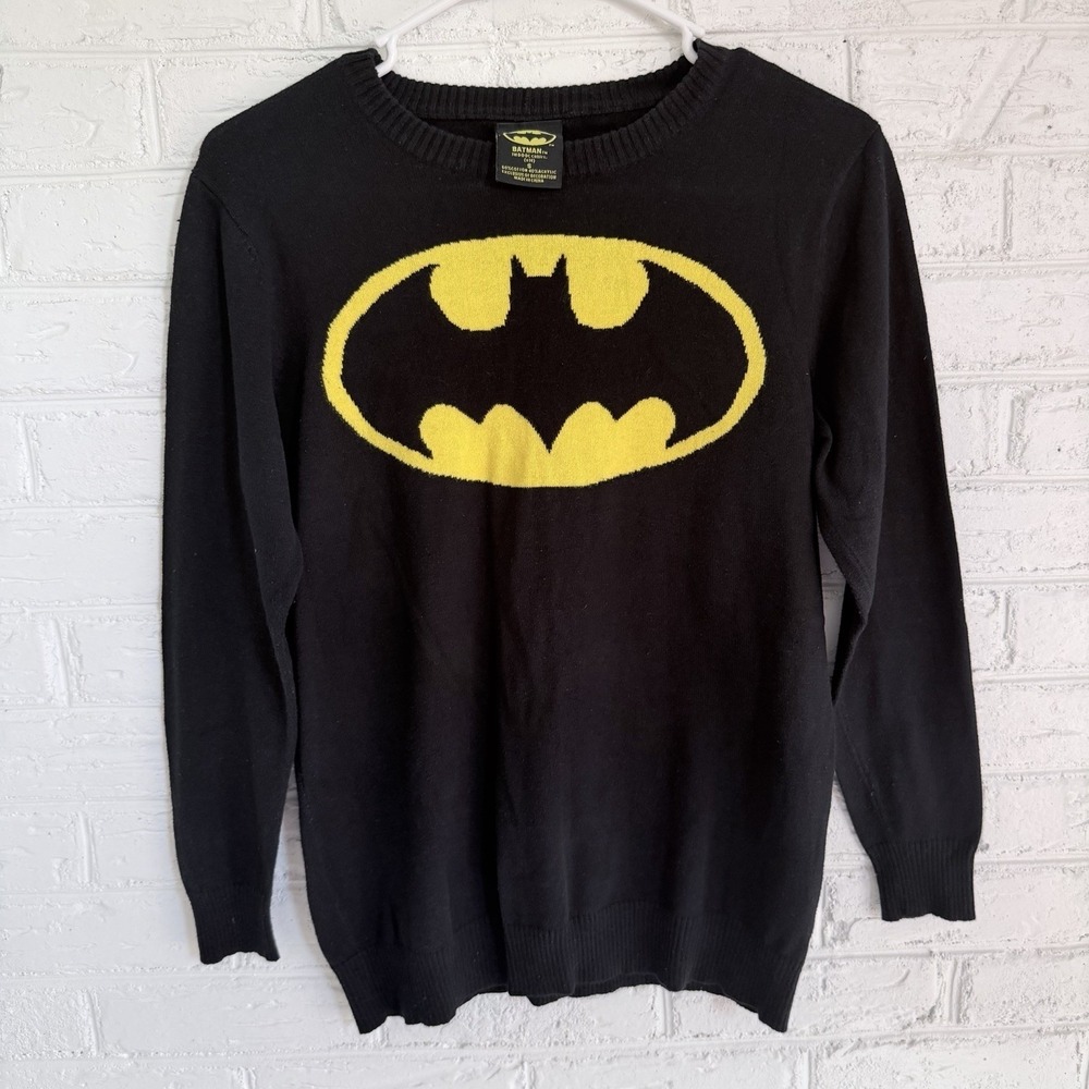 Batman Knit Sweater Long Sleeve Small, DC Comics‎ Batman